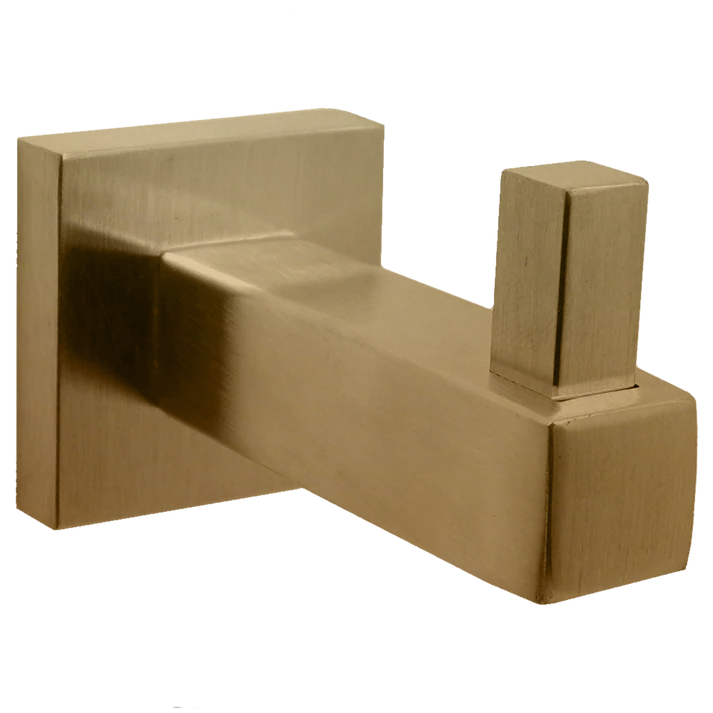 CHS-34 Surface-Mounted Single Coat Hook, Square Style