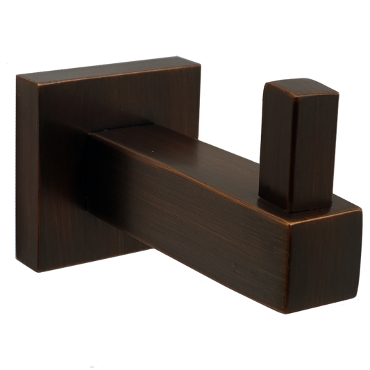 CHS-34 Surface-Mounted Single Coat Hook, Square Style in Venetian Bronze