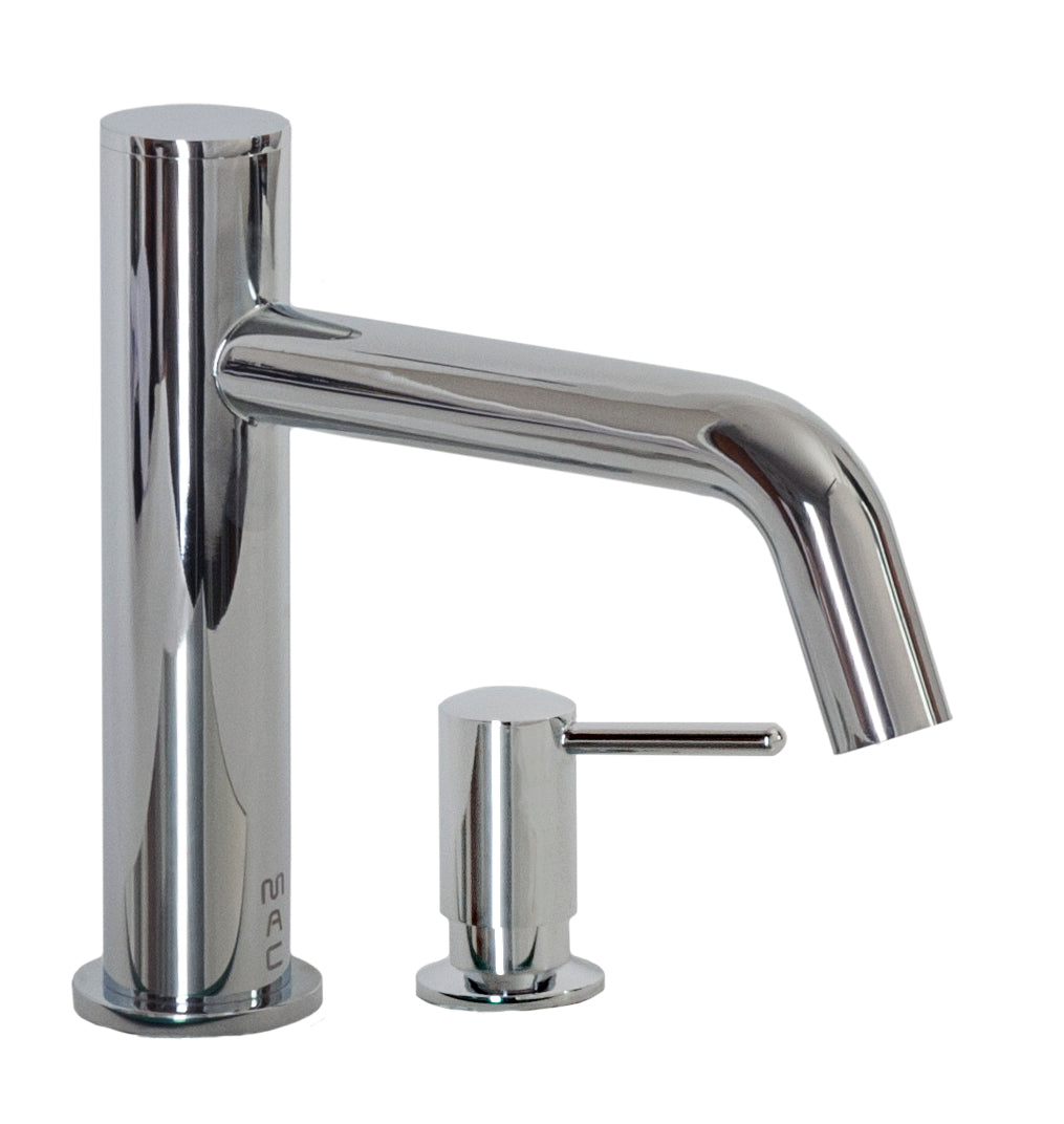 FA-3280S Automatic Faucet with 8” Spout Reach and Manual Soap Dispenser