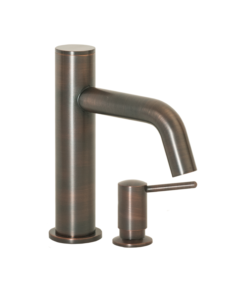 FA-3260S Automatic Faucet with 6” Spout Reach and Manual Soap Dispenser in Venetian Bronze