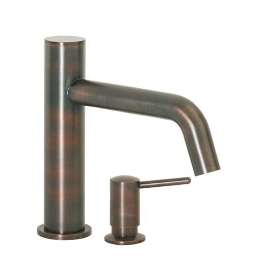 FA-3280S Automatic Faucet with 8” Spout Reach and Manual Soup Dispenser In Venetian Bronze