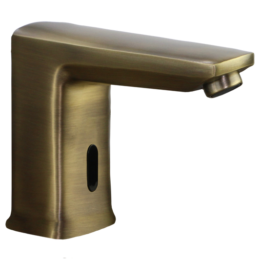 FA444-22 MAC Square Touch-Free Faucet, Antique Brass