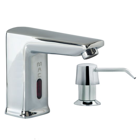 FA444-22S MAC Square Touch-Free Faucet in Polished Chrome