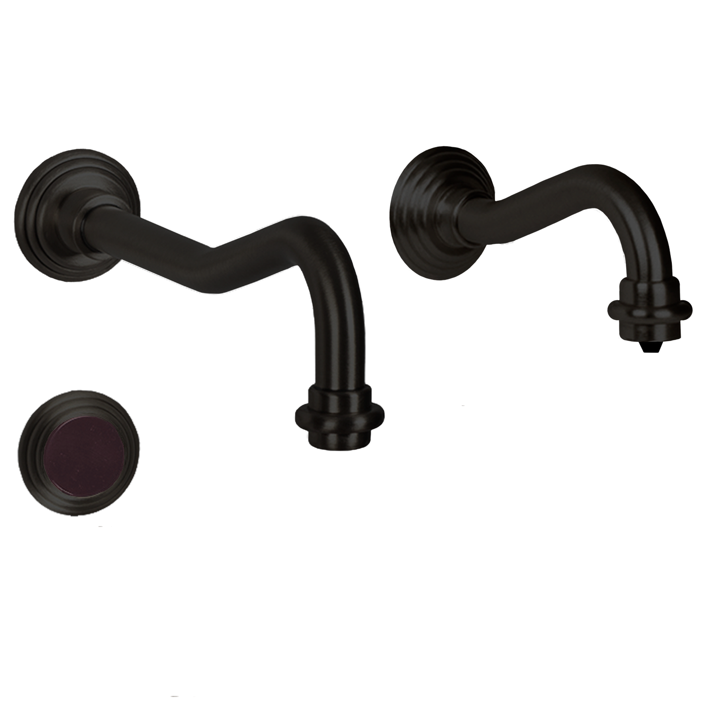 MP129 Matching Electronic Faucet and Electronic Soap Dispenser in Matte Black