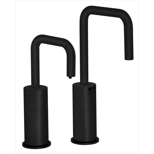 MP1205 Matching Electronic Faucet and Electronic Soap Dispenser in Matte Black