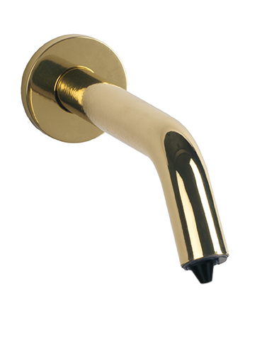 PYOS-L124 Wall mounted sensor soap dispenser in Polished Brass