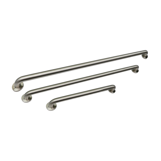 Triple Matching Grab Bar Set Of Three In Stainless Steel, TMGB-18
