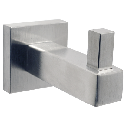 CHS-34 Surface-Mounted Single Coat Hook, Square Style