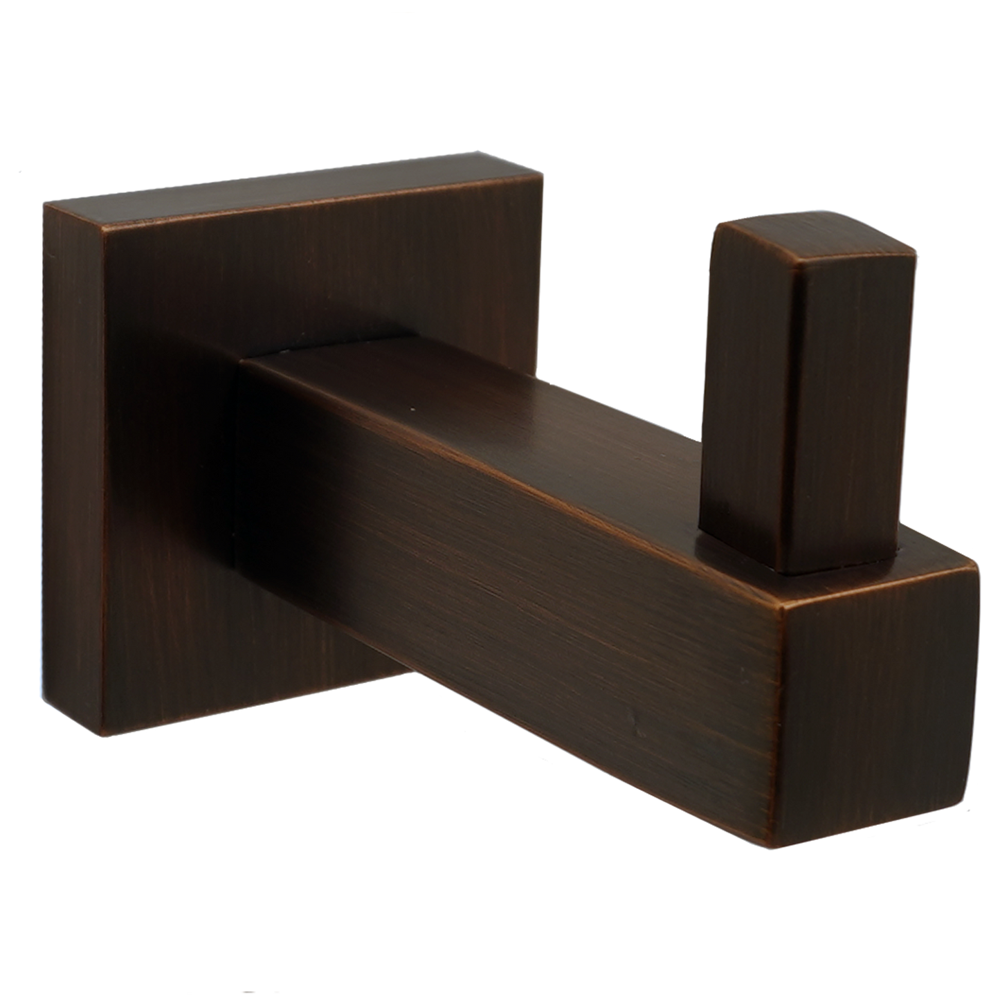 CHS-34 Surface-Mounted Single Coat Hook, Square Style in Venetian Bronze