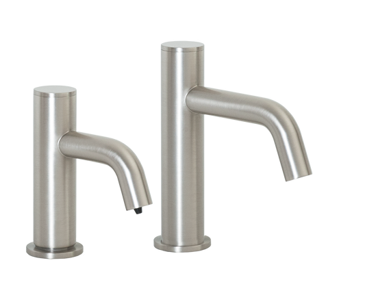 MP3260 Automatic Hands-Free Faucet with 6” Spout Reach and Automatic Soap Dispenser with 32oz. Bottle In Satin Nickel