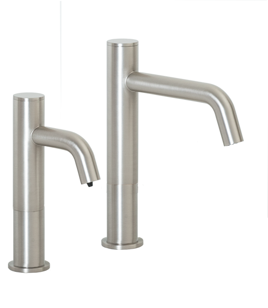 MP3283 Automatic Hands-Free Faucet with 8” Spout Reach, 3” Riser and Automatic Soap Dispenser with 32oz. Bottle In Satin Nickel