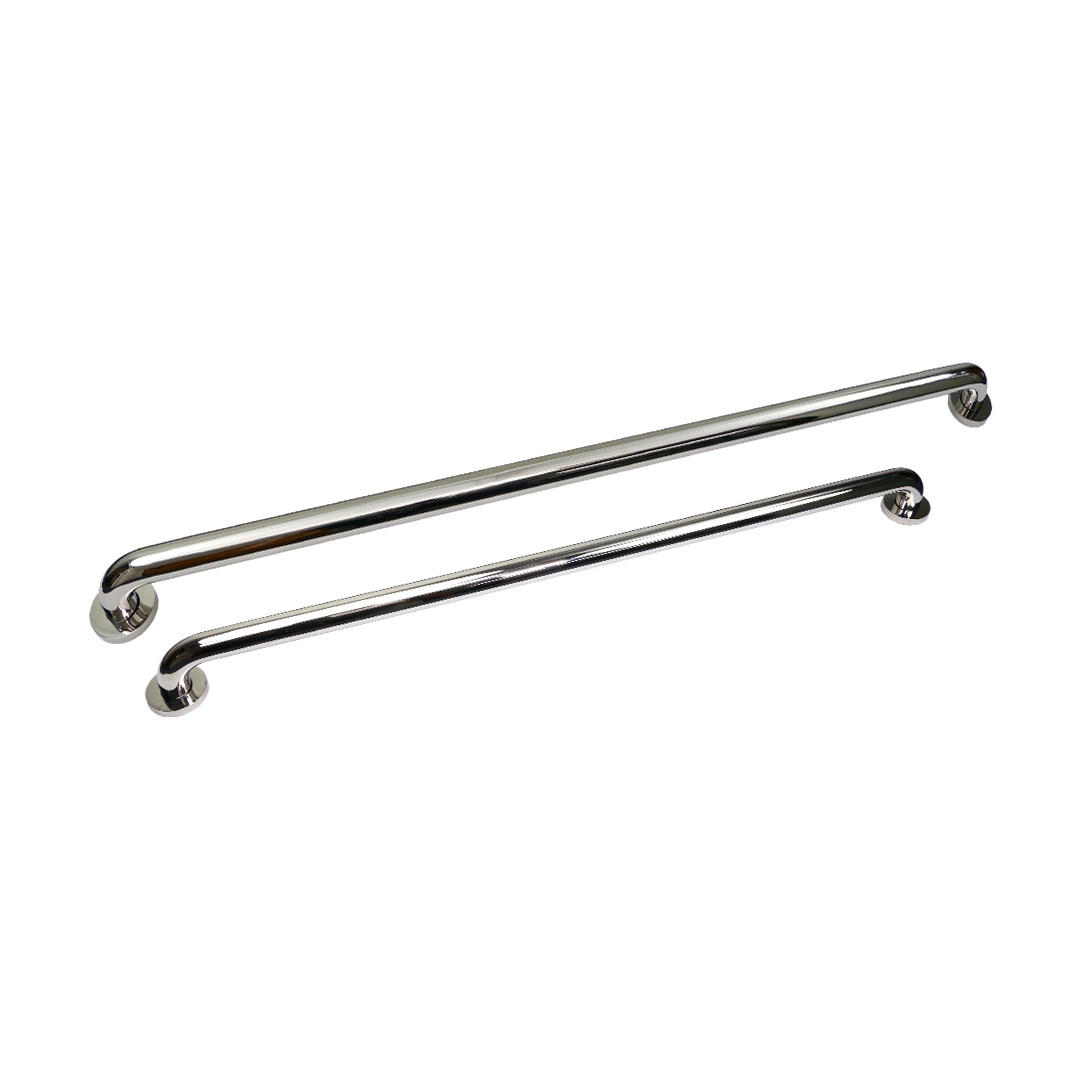 Matching Pair, One 36" & One 42" Grab Bars In Stainless Steel, MPGB-8