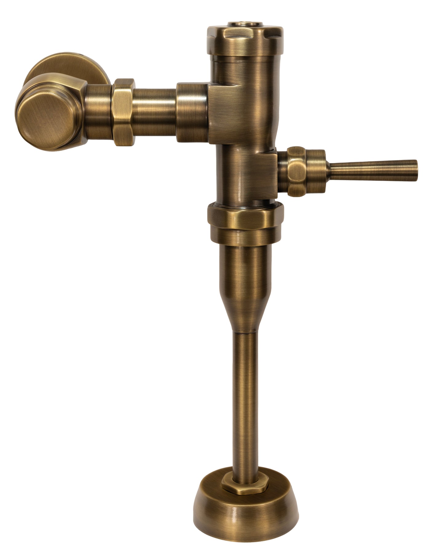 MUV-1 Manual URINAL Flush Valve in Antique Brass