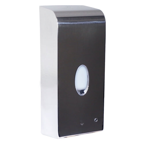 Automatic Wall Mounted Foam Dispenser, In Polished Stainless Steel, ASD-23