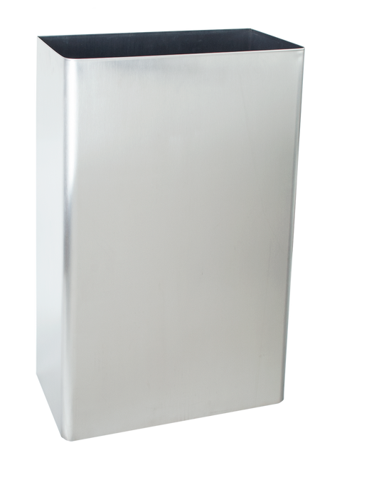 SWB-9 Surface Mounted Waste Basket In Stainless Steel