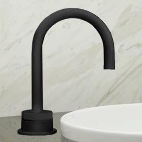Hands Free Automatic Faucet for 1 Inch Vessel Sink in Matte Black