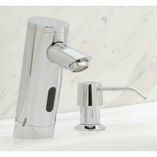 FA444-63S Electronic touchless faucet with matching soap dispenser