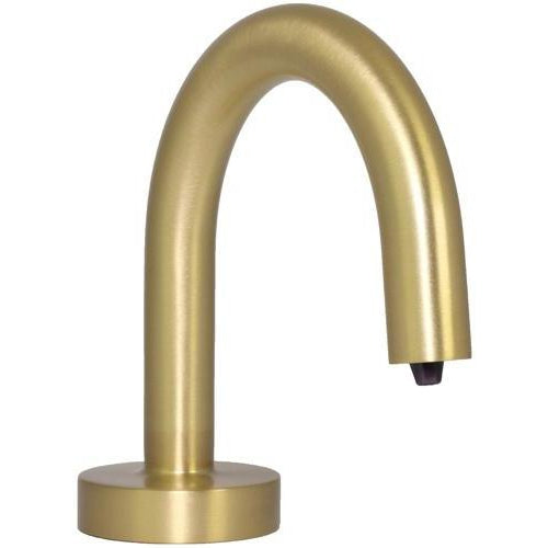 Hands free deck mounted soap dispenser in Satin Brass Finish PYOS-1100