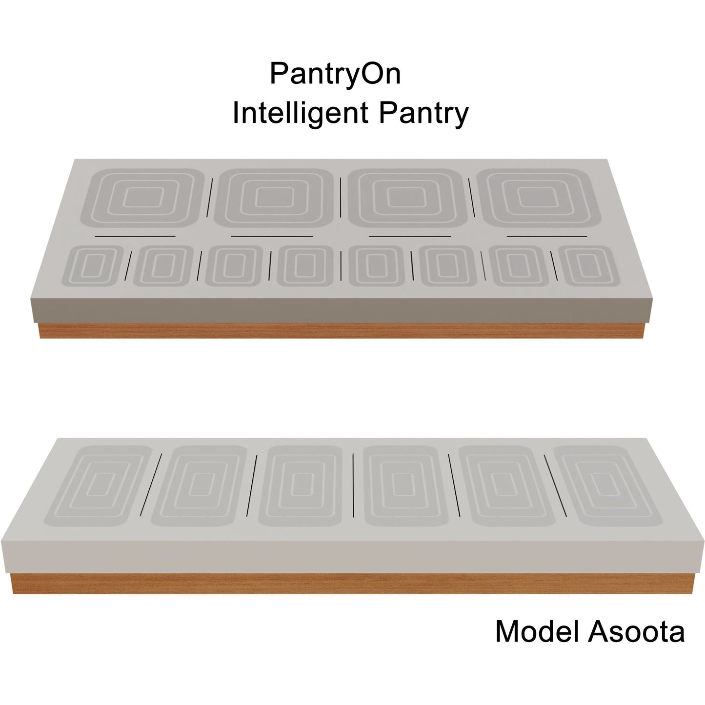 Intelligent Pantry Appliance. Asoota Suite. 18 Items managed