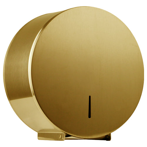 Jumbo Toilet Paper Dispenser In Satin Gold, TH-2