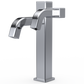 TiO-344Two-in-One Square Automatic Faucet and Automatic Soap Dispenser For Vessel Sink Applications