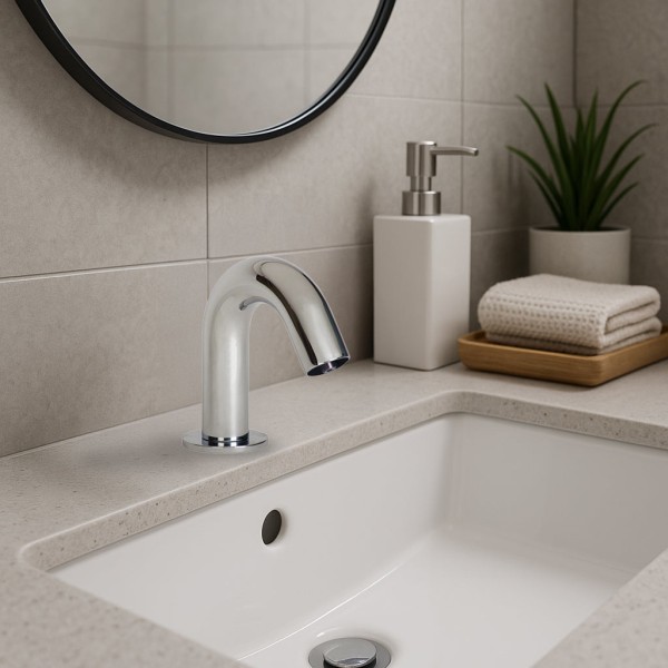 OTC210 PC Lowest Price Electronic Soap Dispenser in the USA that is made of Stainless Steel Material in Polished Chrome