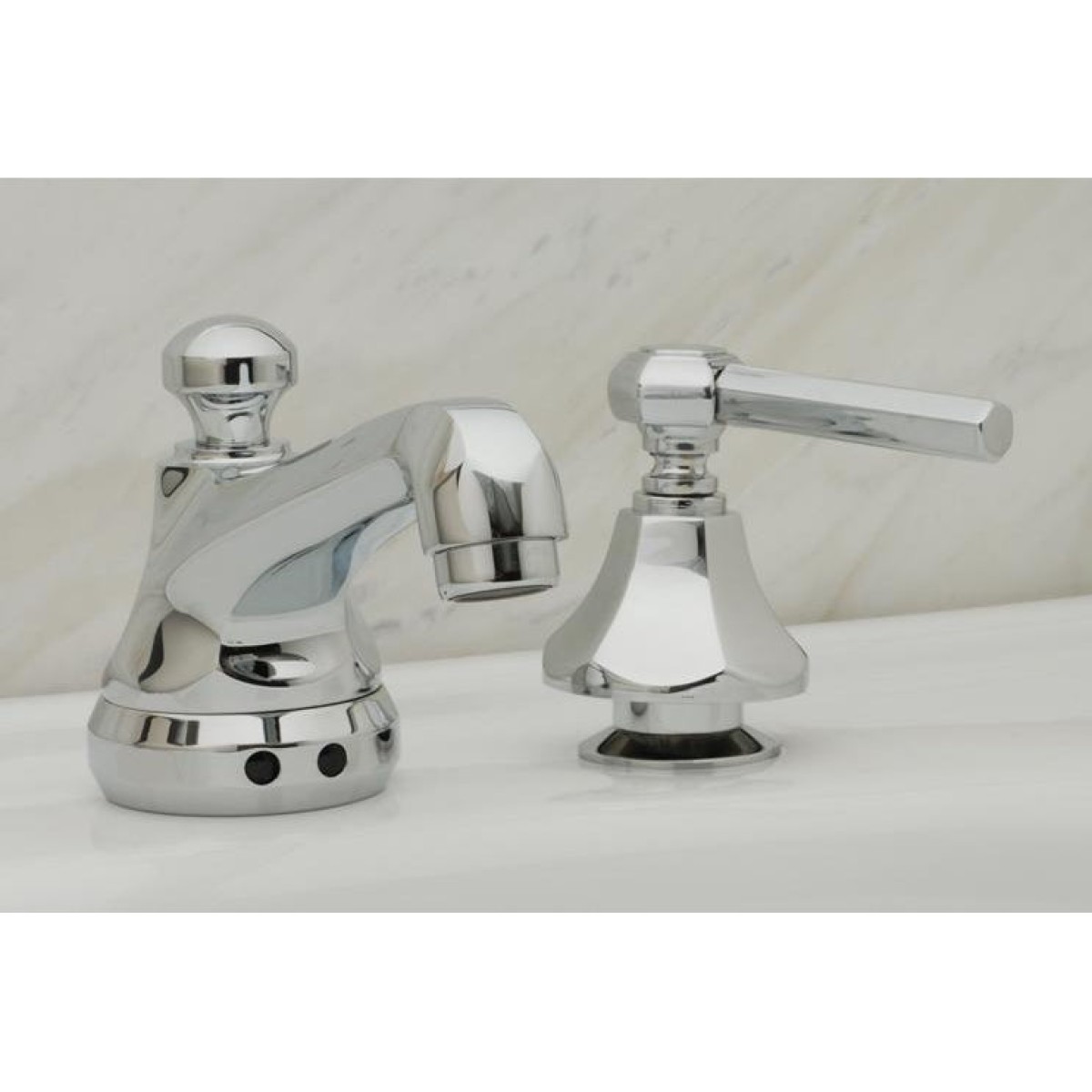 FA400-102S Stylish Electronic Faucet with Matching Manual Soap Dispenser
