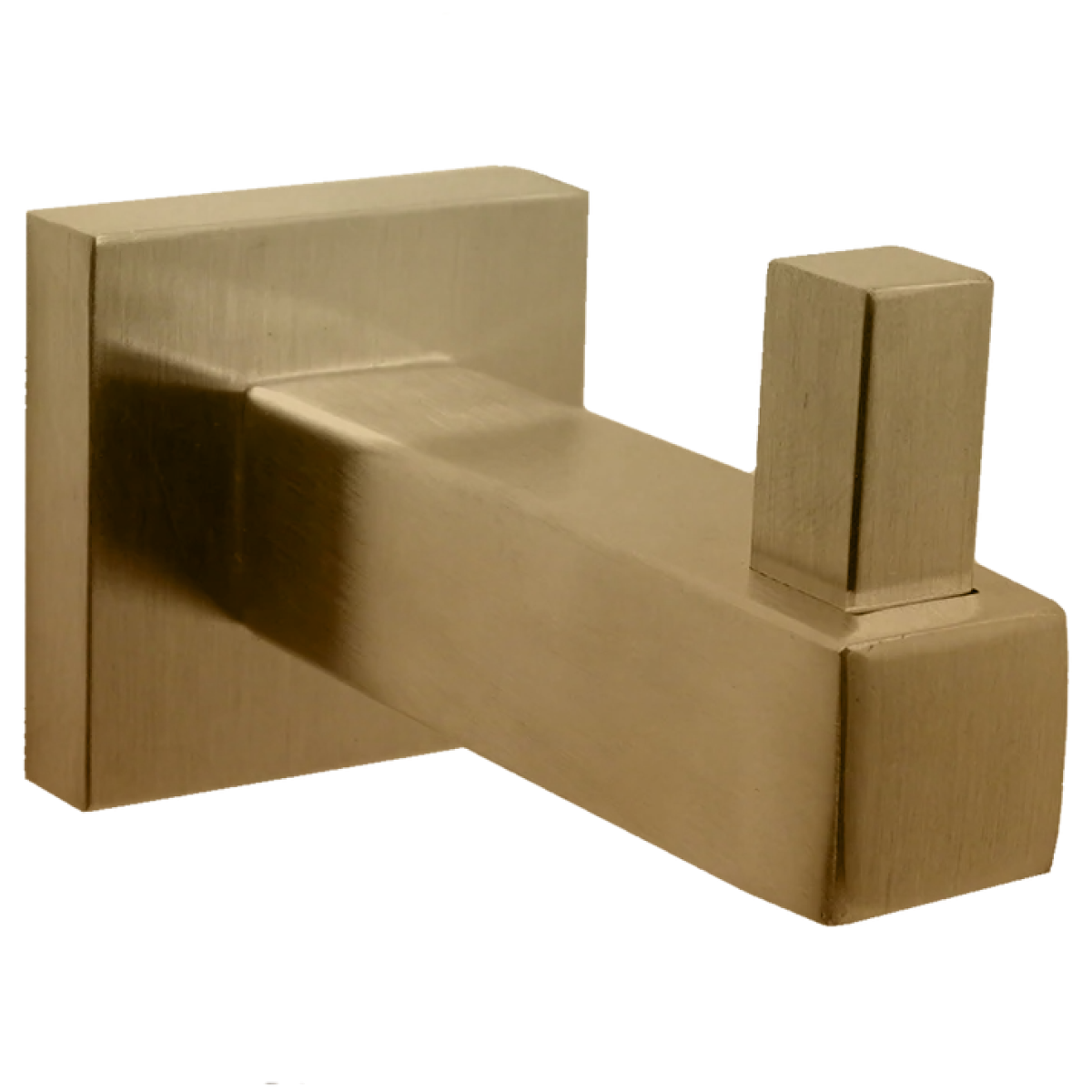 CHS-34 Surface-Mounted Single Coat Hook, Square Style