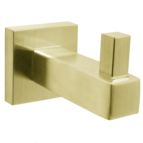 CHS-34 Surface-Mounted Single Coat Hook, Square Style