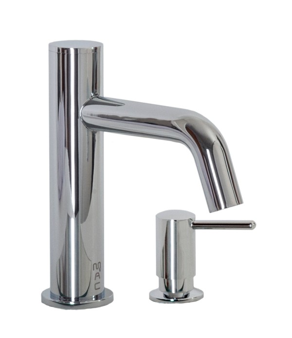 FA-3260S Automatic Faucet with 6” Spout Reach and Manual Soap Dispenser