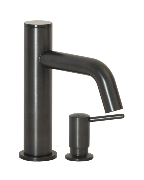 FA-3260S Automatic Faucet with 6” Spout Reach and Manual Soap Dispenser in Oil Rubbed Bronze
