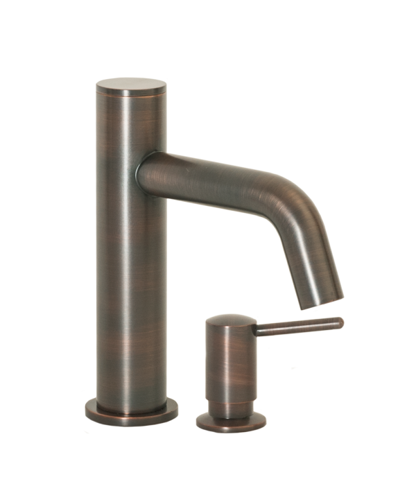 FA-3260S Automatic Faucet with 6” Spout Reach and Manual Soap Dispenser in Venetian Bronze