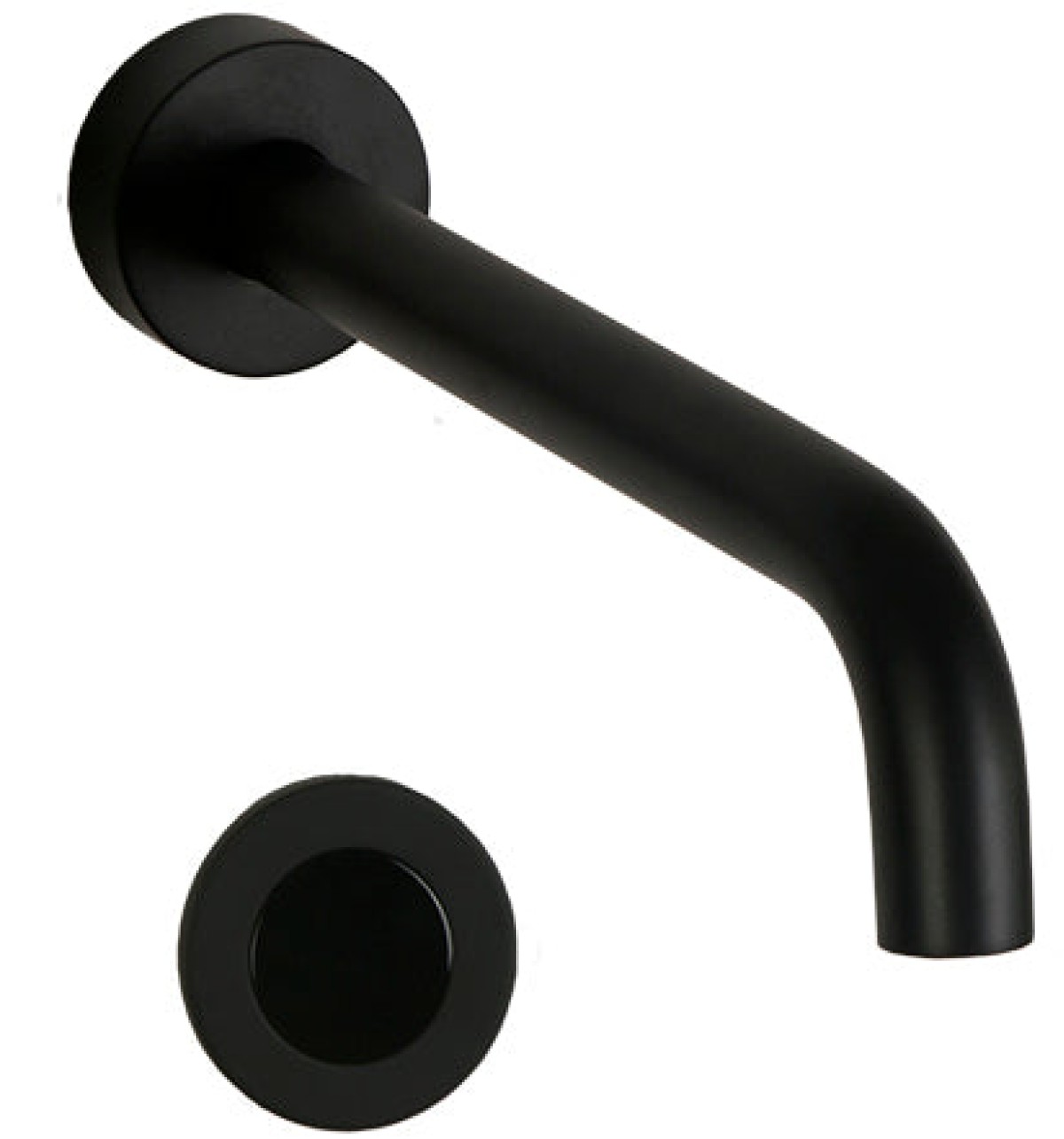 FA43-124 Wall Mounted Automatic Sensor Faucet in Matte Black