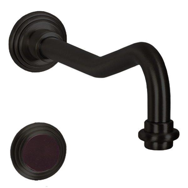 FA43-129 Wall Mounted Automatic Sensor Faucet in Matte Black