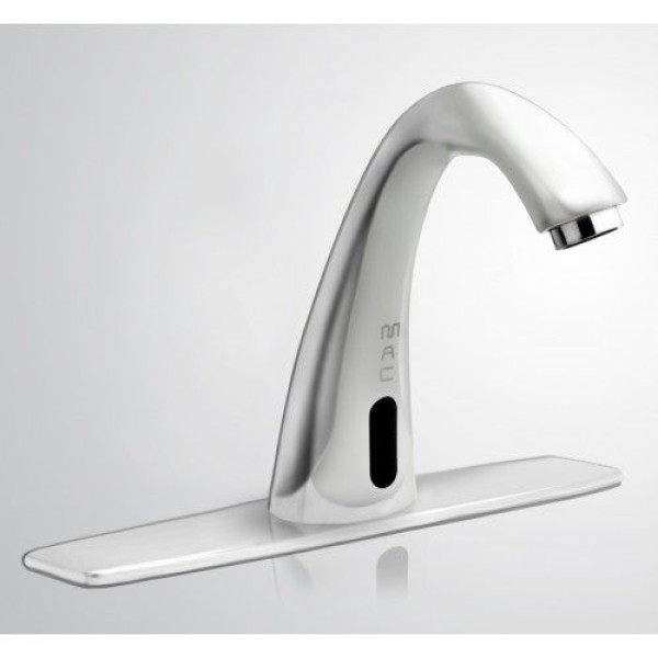 FA444-17DL MAC's NEWEST Touch-Free Faucet with 8” Deck Plate