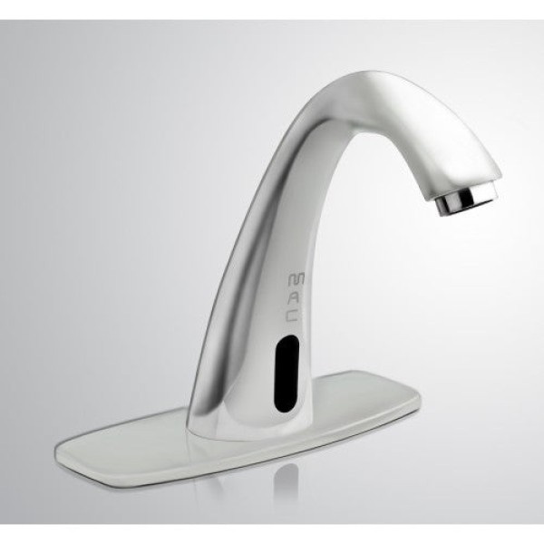 FA444-17DS MAC's NEWEST Touch-Free Faucet with 4” Deck Plate