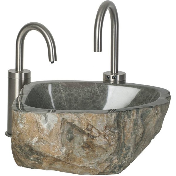 MP1106 Matching Electronic Faucet and Electronic Soap Dispenser in Matte Black