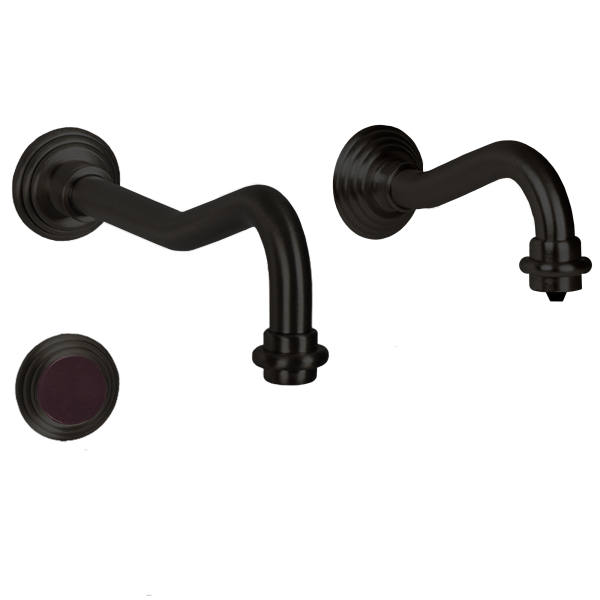 MP129 Matching Electronic Faucet and Electronic Soap Dispenser in Matte Black