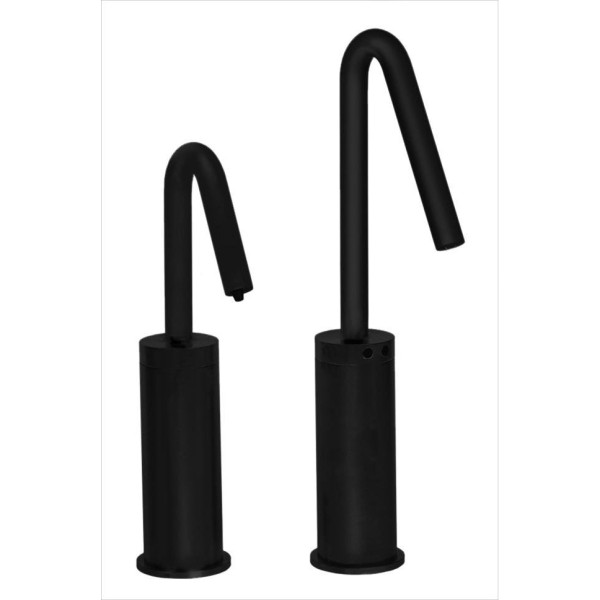 MP1406 Matching Electronic Faucet and Electronic Soap Dispenser in Matte Black