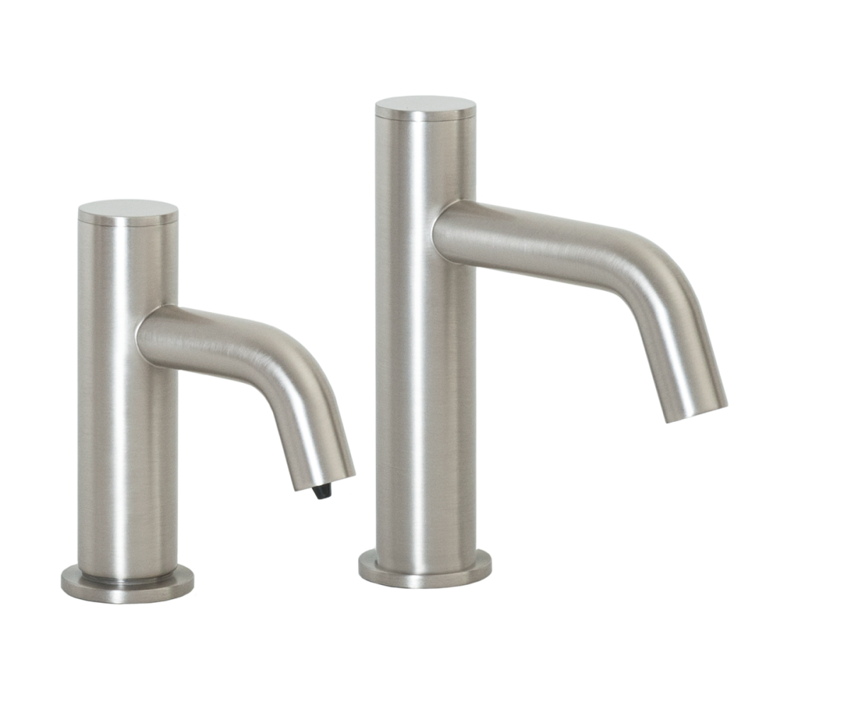 MP3260 Automatic Hands-Free Faucet with 6” Spout Reach and Automatic Soap Dispenser with 32oz. Bottle in Satin Nickel