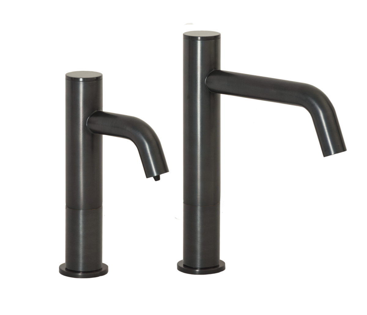 MP3283 Automatic Hands-Free Faucet with 8” Spout Reach, 3” Riser and Automatic Soap Dispenser with 32oz. Bottle in Oil Rubbed Bronze