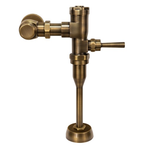 MUV-1 Manual URINAL Flush Valve in Antique Brass