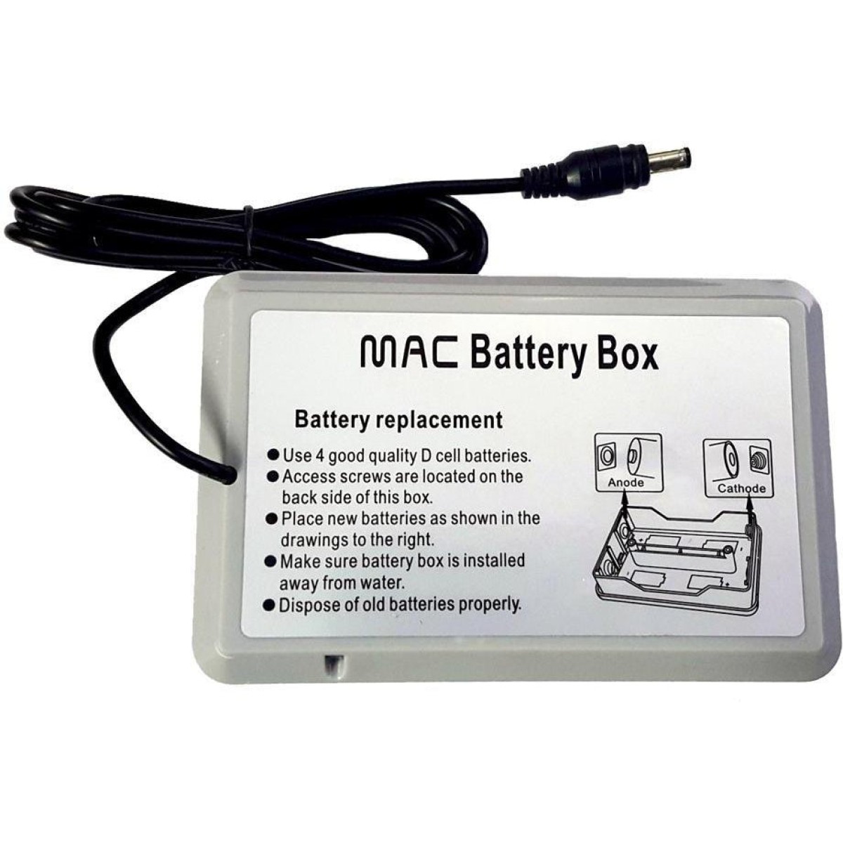 R-19150 Water-Resistant Battery Case & Holder for PYOS and OTC