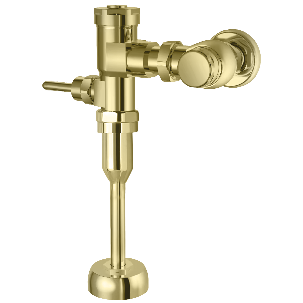 MUV-1 Manual URINAL Flush Valve in Polished Brass