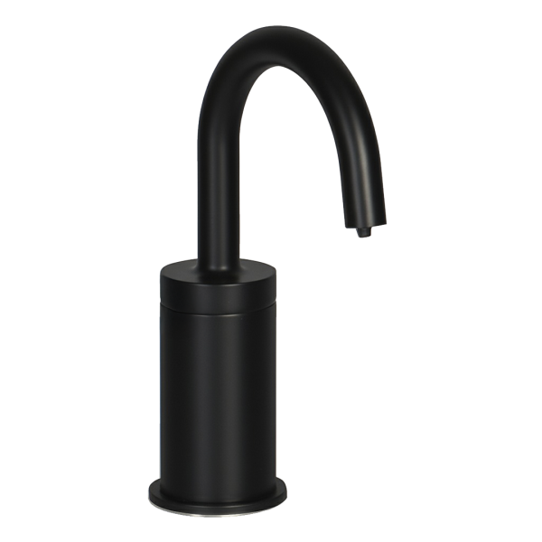 PYOS-1104 Sensor Soap Dispenser for Vessel Bowl Sinks in Matte Black