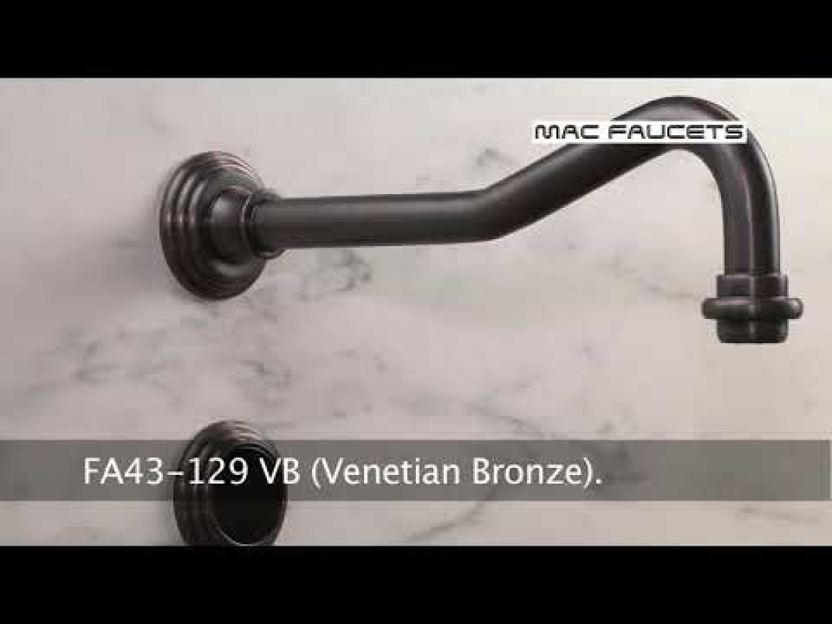 FA43-129 Wall Mounted Automatic Sensor Faucet in Matte Black