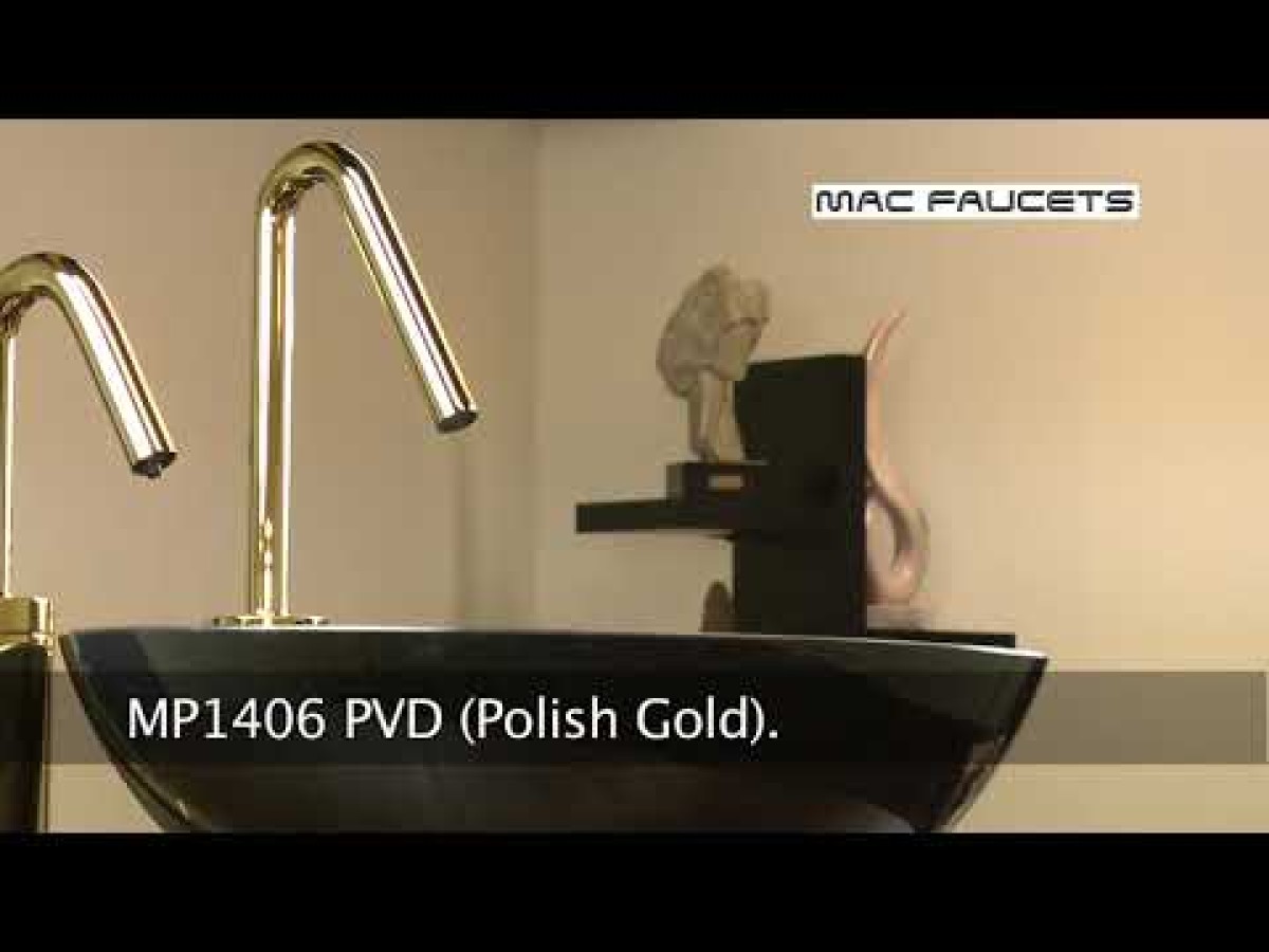 MP1406 Matching Electronic Faucet and Electronic Soap Dispenser in Matte Black