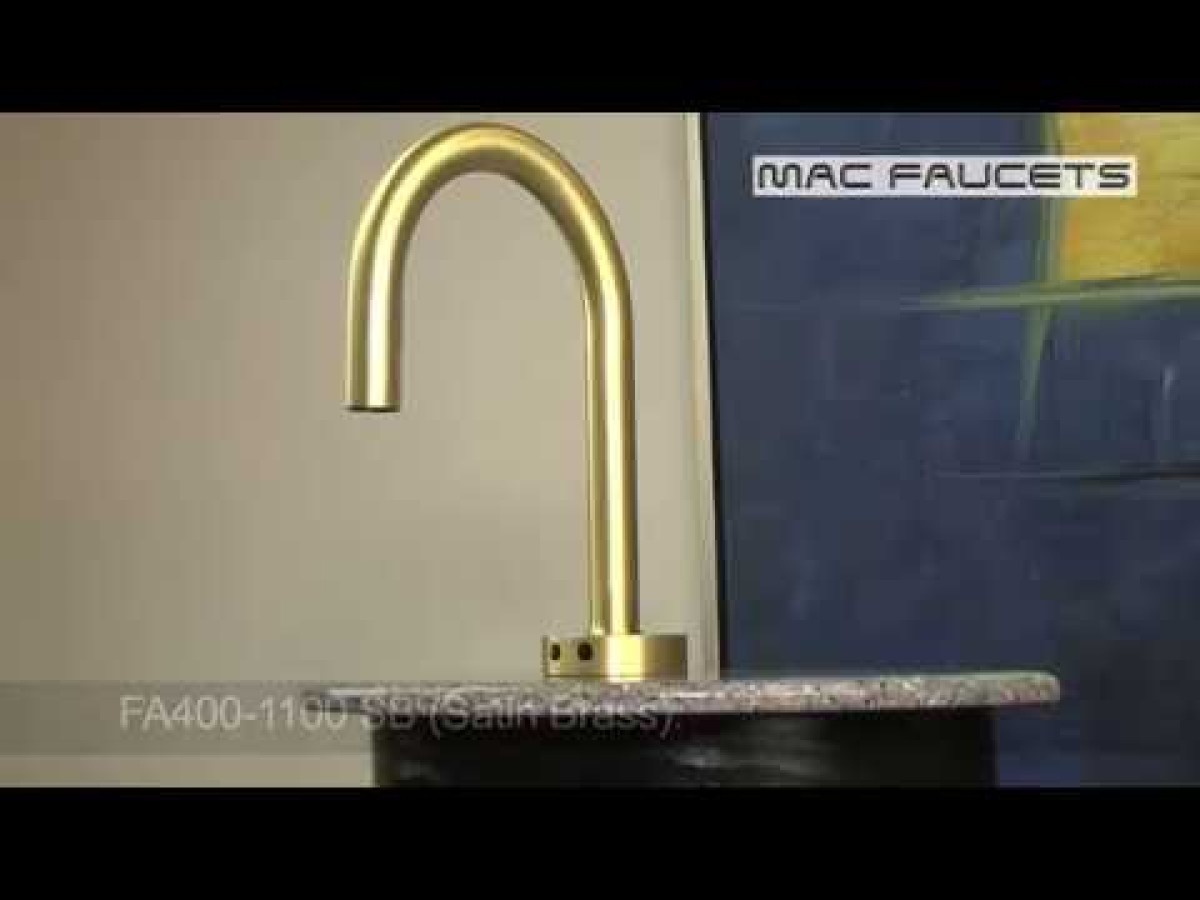 FA400-1100 Ultra Modern Automatic Faucet  Series in Matte Black