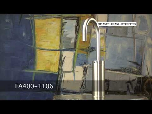 FA400-1106 Hands Free Automatic Faucet for 6 Inch Vessel Sink in Matte Black