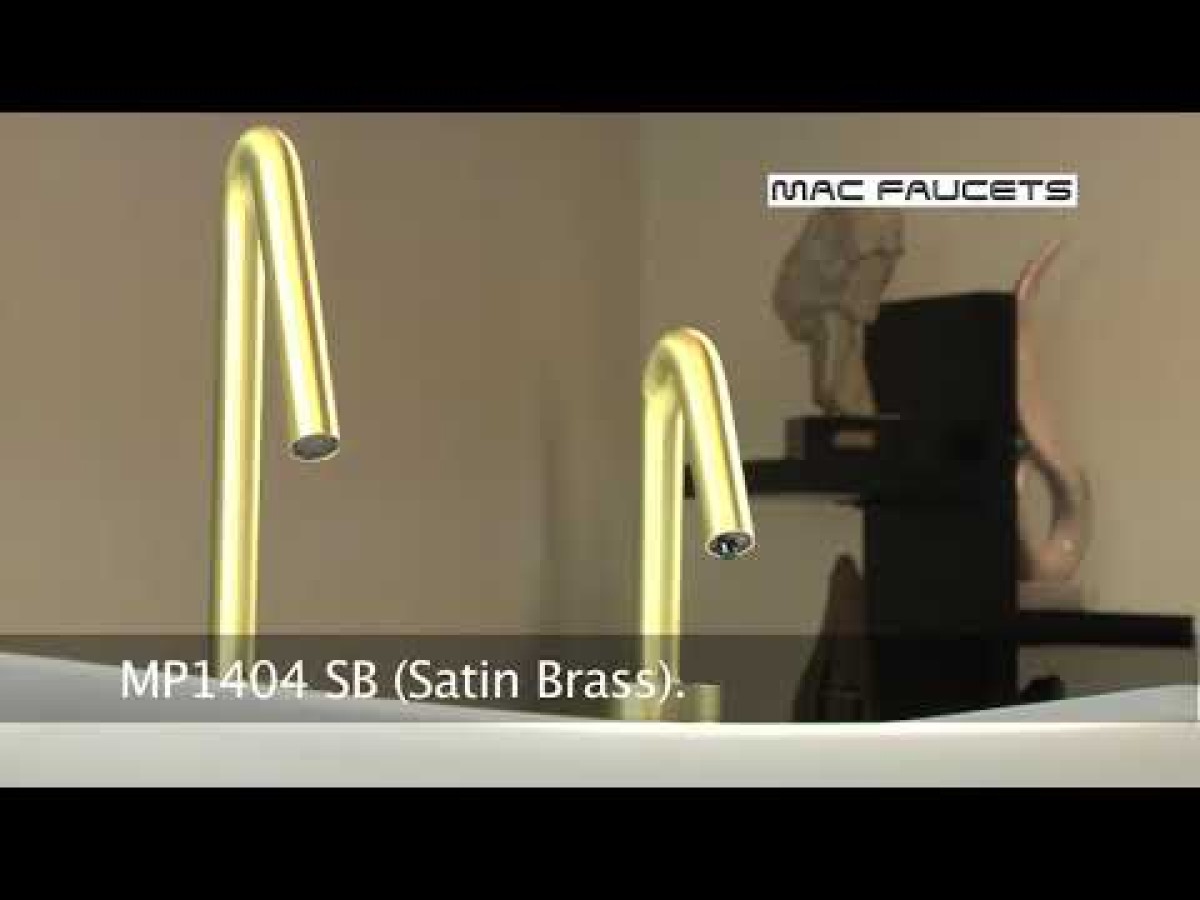 MP1404 Matching Electronic Faucet and Electronic Soap Dispenser in Matte Black